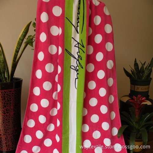 Cotton Super-Soft and Larger Bath Towel Beach Towel (WJ-B1030)